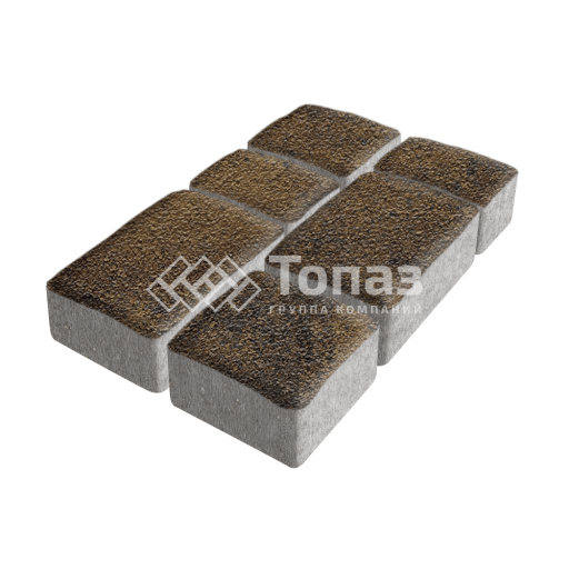 Тротуарная плитка Старый город, арабская ночь на камне, 6 см