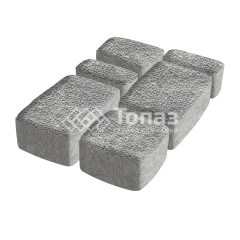 Тротуарная плитка Классико, аква с гранитной крошкой, 6 см