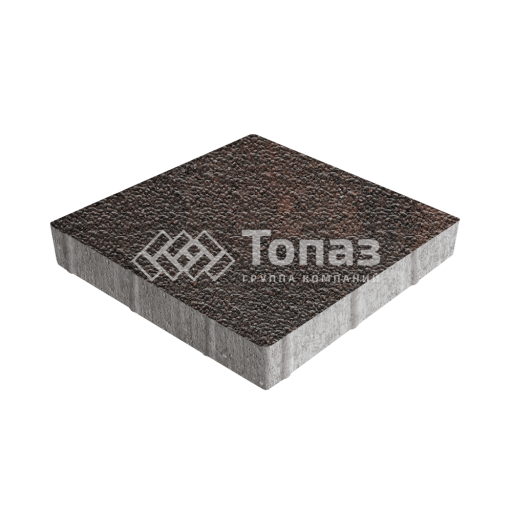 Тротуарная плитка Квадрат 300х300х60, кармен с гранитной крошкой