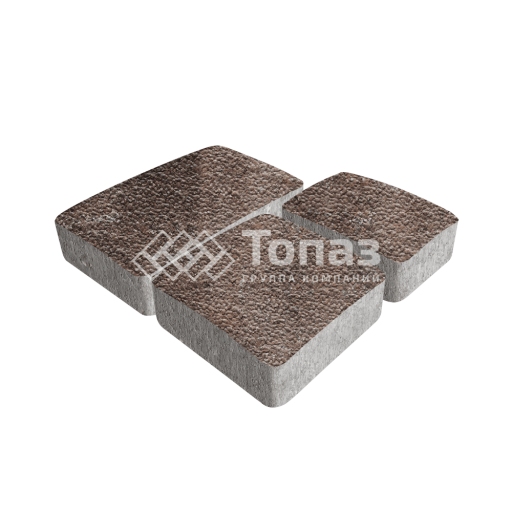 Тротуарная плитка Брук, яшма с гранитной крошкой, 4 см