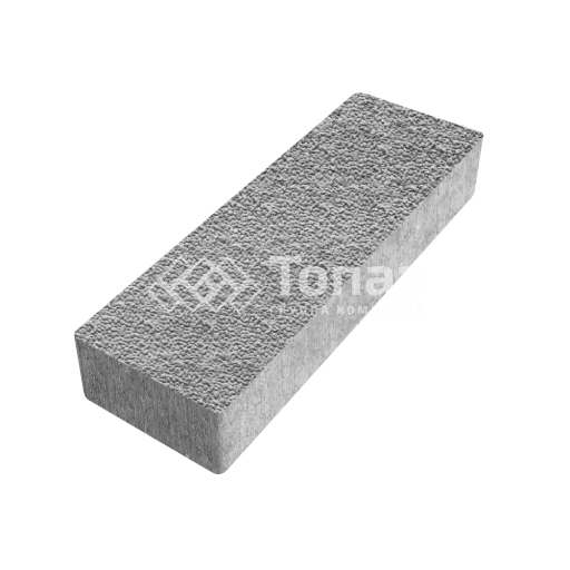 Тротуарная плитка 300х100х60, серо-белая с мраморной крошкой