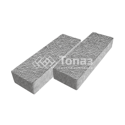 Тротуарная плитка 300х100х60, серо-белая с мраморной крошкой