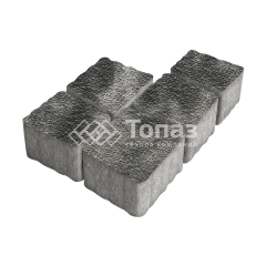 Тротуарная плитка Антик, стоун с мраморной крошкой, 4 см