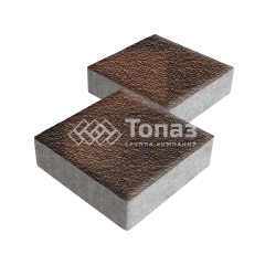 Тротуарная плитка Квадрат 200х200х60, сорренто с мраморной крошкой