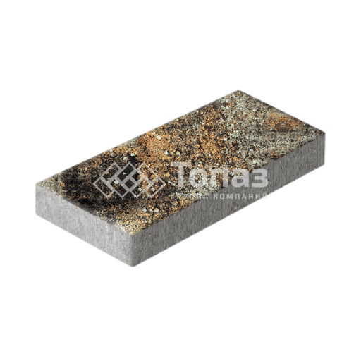 Тротуарная плитка 500х250х60, агат кофейный