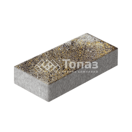 Тротуарная плитка 600х300х60, агат желтый на камне