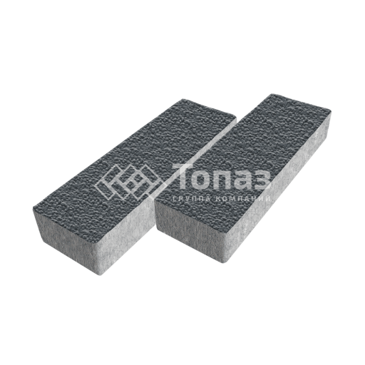 Тротуарная плитка 300х100х60, черная с гранитной крошкой