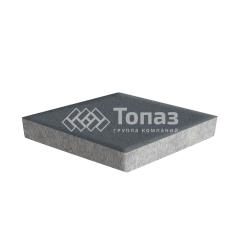 Тротуарная плитка Ромб, черная, 6 см