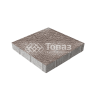Тротуарная плитка Квадрат 400х400х60, авантюр с мраморной крошкой
