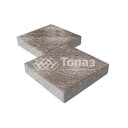 Тротуарная плитка Квадрат 400х400х60, авантюр с мраморной крошкой