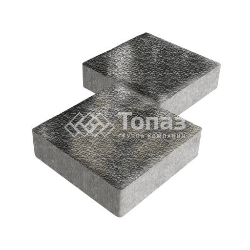 Тротуарная плитка Квадрат 200х200х60, стоун с мраморной крошкой