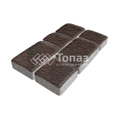 Тротуарная плитка Брук, клинкер с гранитной крошкой, 6 см