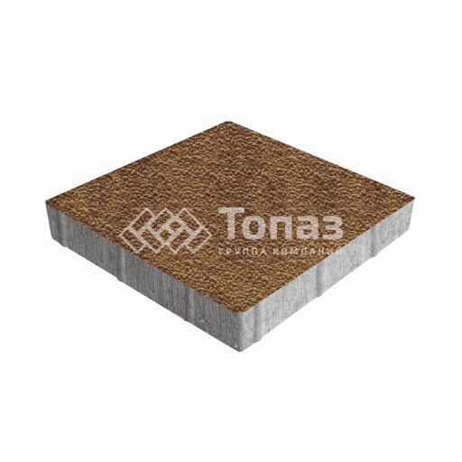 Тротуарная плитка Квадрат 300х300х60, листопад с гранитной крошкой