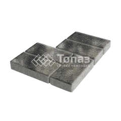 Тротуарная плитка Брусчатка, стоун на камне, 8 см