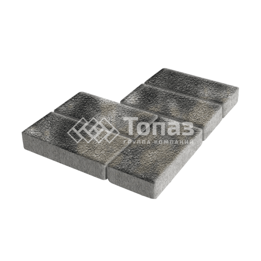 Тротуарная плитка Брусчатка, стоун на камне, 8 см