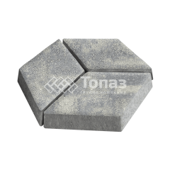 Тротуарная плитка Ромб, аква, 6 см