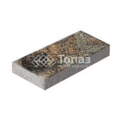 Тротуарная плитка 500х250х60, агат кофейный с мраморной крошкой