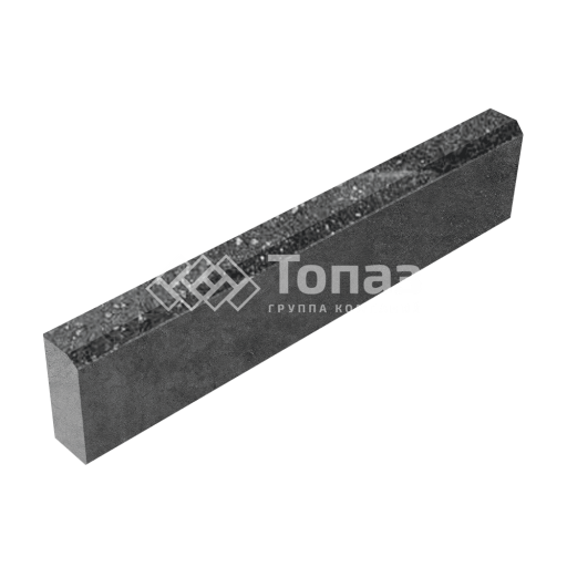 Камень бортовой БР 100.20.8, аляска черная