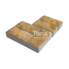Тротуарная плитка 200х100х80, гончар