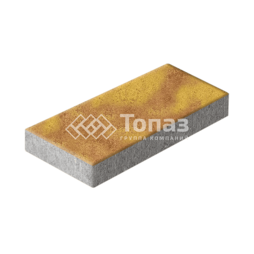 Тротуарная плитка 500х250х60, шафран