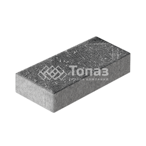 Тротуарная плитка 600х300х60, аляска черная на камне