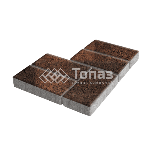 Тротуарная плитка Брусчатка, сорренто, 4 см