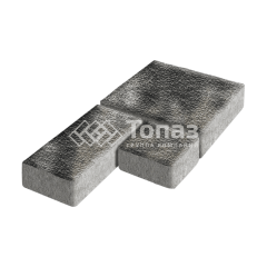 Тротуарная плитка Рубико, стоун с гранитной крошкой, 6 см