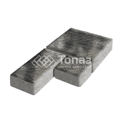 Тротуарная плитка Рубико, стоун с гранитной крошкой, 6 см