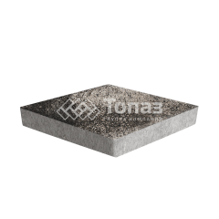 Тротуарная плитка Ромб, агат коричневый, 6 см