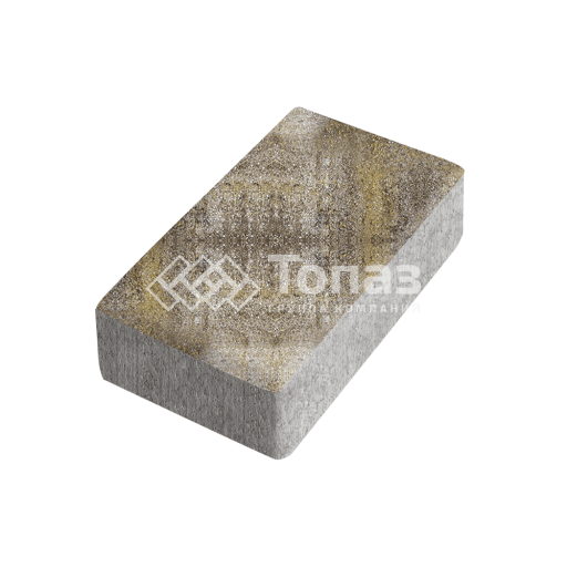 Тротуарная плитка Брусчатка, степь, 4 см