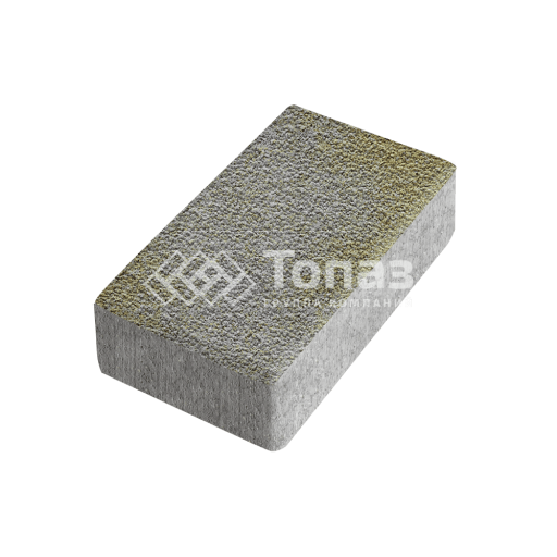 Тротуарная плитка Брусчатка, меланж с гранитной крошкой, 8 см