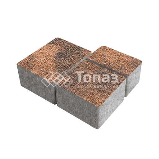 Тротуарная плитка Лэндхаус, сомон с гранитной крошкой, 6 см