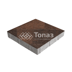 Тротуарная плитка Квадрат 500х500х70, сорренто на камне