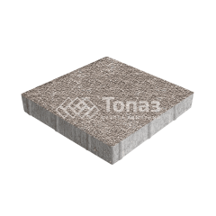Тротуарная плитка Квадрат 300х300х60, сахара с гранитной крошкой