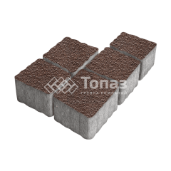 Тротуарная плитка Антик, барселона с гранитной крошкой, 4 см