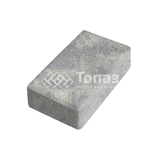 Тротуарная плитка Брусчатка, аква, 4 см