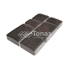 Тротуарная плитка Брук, кармен на камне, 4 см