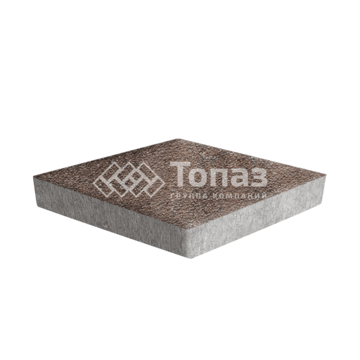 Тротуарная плитка Ромб, яшма на камне, 6 см