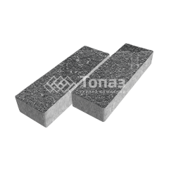 Тротуарная плитка 300х100х60, аляска черная с гранитной крошкой