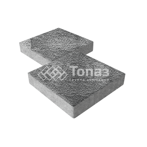 Тротуарная плитка Квадрат 400х400х60, антрацит с мраморной крошкой