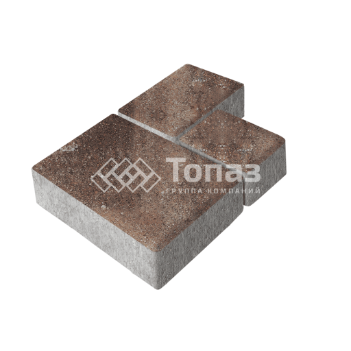 Тротуарная плитка Бергамо, яшма, 6 см