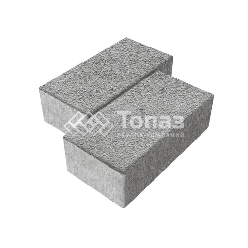 Тротуарная плитка 240х120х70, серо-белая на камне