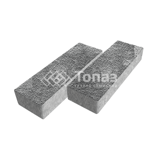 Тротуарная плитка 300х100х60, антрацит с гранитной крошкой