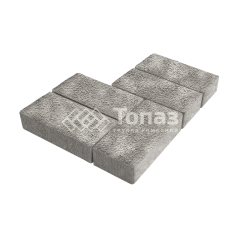 Тротуарная плитка 200х100х60, неаполь на камне