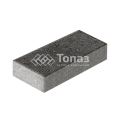 Тротуарная плитка 600х300х60, джафар черный на камне