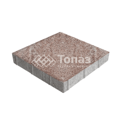 Тротуарная плитка Квадрат 500х500х70, хаски на камне