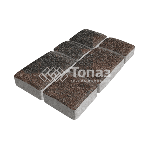 Тротуарная плитка Брук, конго на камне, 4 см