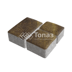 Тротуарная плитка Старый город, осень на камне, 4 см