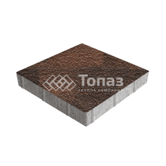 Тротуарная плитка Квадрат 300х300х60, сорренто с гранитной крошкой