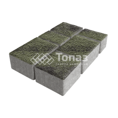 Тротуарная плитка Лэндхаус, янтарь с гранитной крошкой, 4 см